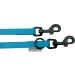 Biothane Dog Leash Black Hook - Adjustable for Small & Large Dogs | 2m to 5m Lengths | 2.80m x 16mm Petrol Color - Buy Online on GoSupps.com