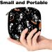 MUOOUM Skateboard Skull Pattern Menstrual Pad Storage Bag - Portable Cup Pouch for Girls and Women - Buy Online on GoSupps.com