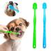 Dog Brush Cat Pet Puppy Gum Finger Toothbrush Dental Care Teeth Cleaning Supplies Kit for Dogs 2 Pcs 360 Silicone