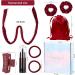 Heatless Curlers Headband Velour Heatless Curls Soft and Comfortable Heatless Hair Curlers Hair Curlers No Heat for Short & Long Hair (Wine 7Pcs) - Buy Online on GoSupps.com