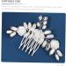 DOITOOL Wedding Hair Comb for Bridal Wedding Hair Accessories Floral Hair Comb Wedding Hair Side Comb Bridal Hair Comb Decorative Hair Comb Flowers Crystal French Bride White - Buy Online on GoSupps.com