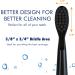 Sonic-FX Replacement Electric Toothbrush Heads | Compatible with Fairywill Sonic-FX and SnapWhite | Soft Charcoal/Nylon Bristles | Black Pack of 8 - Buy Online on GoSupps.com