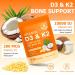 Vitamin D3 K2 10000 IU with 200mg Vitamin D3 and K2 Capsules 2 in 1 Vitamins D & K Complex with Virgin Coconut Oil 120 Softgels Easy to Swallow & Non-GMO - Buy Online on GoSupps.com