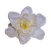 Silk Flower Hair Clip/Pin Brooch Small Gardenia White