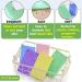 Nado Care Exfoliating Bath Sponge - Spa Scrub for Body Shower, Dead Skin Remover - 2 pcs Random Colors - Buy Online on GoSupps.com