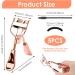 Eyelash Curler 3 in 1 Lash Curler Curling Tool Set Rose Red Handle Professional Practical Makeup Cosmetic Tool with Comb and 4 Refills Pads Curl Eyelash in Seconds Makeup Accessory for Girl Women Rose Gold - Buy Online on GoSupps.com