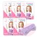 BB Kids Face Masks Spa 5-Pack With Spa Headband | Kids Facial Masks for Girls With 100% Cotton Sheets | Princess Facial Mask for Kids Spa Party Birthday Sleepover (5-Pack With Spa Headband)