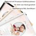 Personalized Baptism Gifts for Girls | Del M   Unique Sponsorship Letters | Custom Boho Wreath Designs (DIN A4 Framed/Unframed) - International Shipping Available - Buy Online on GoSupps.com