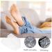 FOMIYES 14 Pairs Footsticker Foot Mask Toe Dividers for Nail Polish Foot Care Masks Foot Peel Booties Foot Dead Skin Masks Heel Care Exfoliator Peeling Foot Masks Nourish White Sock Abs - Buy Online on GoSupps.com