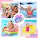 2 Pack Waterproof Silicone Swimming Caps for Girls - Purple Unicorn & Mermaid Design - Buy Online on GoSupps.com