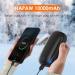 2-Pack Rechargeable Hand Warmers 10000mAh - Portable Electric Heater and Power Bank for Outdoors - Black - Buy Online on GoSupps.com