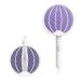 Electric Fly Swatter 2-in-1 Exterminator 3000 Volt Indoor/Outdoor Mosquito Exterminator with 3-Layer Safety Net for Pest Control and Fly Traps Standing Or Handheld(Color:White)