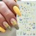 5D Embossed Flower Nail Art Stickers - Colorful Spring Summer Decorations for DIY Nails - Buy Online on GoSupps.com