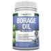 NutriONN Borage Oil - 1000 mg - 180 Softgels - Cold Pressed High GLA Borage Seed Oil - Hexane and PA Free - Great for Skin, Hair, Joints and Bones.