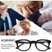 AQWANO Computer Reading Glasses - Blue Light Blocking Round Frames 4 Pack Anti-Blue Ray Readers for Men & Women Strength 1.5 - Reduce Eyestrain - Buy Online on GoSupps.com