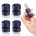 Thumb Finger Splints Trigger Thumb Brace for Broken/Straightening/Arthritis Finger Protector for Thumb/Middle/Ring/Index/Pinky Finger Blue 4pcs (Blue Short) Short Blue