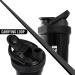 Utopia Home 2-Pack Shaker Bottle - 24 oz Protein Mixer for Pre & Post Workout - Twist & Lock Protein Storage - Classic Design (Black/Clear/Black) - Buy Online on GoSupps.com