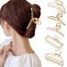 Hair clips hair clip big thick hair 5 pieces slipproof hair clamp hair clip women thin hair big hair clip thick hair hair clip hair claw (metal a)