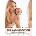 Macaki 20X Magnifying Makeup Mirror with Slant Tweezers | 3.5 Magnified Mirror | 2 Suction Cups | Black - Buy Online on GoSupps.com