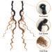 Toyotress Boho Bohemian Faux Locs Crochet Hair Extensions 18 Inches Curly Ends Black (OT30/27) - Buy Online on GoSupps.com