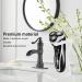 Uxsiya Acrylic Beard Brush Holder - Transparent Space-Saving & Durable Beard Brush Stand for Stylish Organization - Buy Online on GoSupps.com
