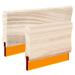 Colovis 2 PCS Screen Printing Squeegee, 9.4in and 5.9in, 75 Durometer Wooden Handle Ink Scraper for Screen Printing