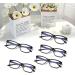 Cojwis 5 Pack Women's Blue Light Filter Reading Glasses - Ultralight Spring Hinges 0.50x Magnification - Stylish & Comfortable - Buy Online on GoSupps.com
