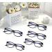 Cojwis 5 Pack Women s Reading Glasses - Blue Light Filter Spring Hinges Ultralight - 1.00x Magnification 5 Black Frames - Buy Online on GoSupps.com