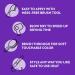 Fun In by Sun In Temporary Hair Color Purple - Easy Brush Applicator Washes Out in One Shampoo Gluten-Free Paraben-Free Alcohol-Free Cruelty-Free - Buy Online on GoSupps.com