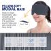 SHETIAN 100% Handmade Cotton Sleep Mask Blackout - Adjustable Breathable Eye Mask for Men, Women, and Children - Upgraded Gray Modal - Buy Online on GoSupps.com