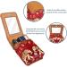 Travel Lipstick Organizer Case | Portable Makeup Bag with Mirror | Bohemia Style Ethnic Design | Shop Now - Buy Online on GoSupps.com