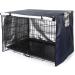 Waterproof 420D Polyester Dog Crate Cover - Fits Most 48 Wire Crates - Durable & Navy - Dog Crate Cover Only - Buy Online on GoSupps.com
