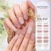 Gel Nail Stickers Semi Cured Gel Nails - 16PCS Stickers Nail Wraps Soft Self-Adhesive - Semi Cured Gel Nail Wraps Gel Nail Stickers - Glossy & Long Lasting Gel Nail Stickers Need UV Light (Nude) - Buy Online on GoSupps.com