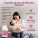 Nutri Supreme Prenatal Vitamin Chewable - 800 MCG Folate - Complete Pregnancy Multivitamin - Iron - Kosher Cherry Flavor - 90 Count Pack of 1 - Buy Online on GoSupps.com