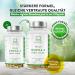 Omega 3 Vegan Capsules 1500mg | 90 Algae Oil Capsules | 300 EPA & 600 DHA | Boost Brain & Visual Power - Buy Online on GoSupps.com