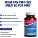 Iron Free Multivitamin for Women 50 and Over - Gentle Easy to Digest Over 50 Multivitamin for Men & Women with 30 Nutrients for Comprehensive Wellness & Immune Support - Made in The US - 30 Servings - Buy Online on GoSupps.com