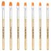 Avodova 7 pieces nail brush set painting pen for gelail brushes uv gel nails brush gelnagel brush nail brush uv gel nail acrylic brush nail art nail art nail brush for nails nailart (a)