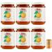 Darbo Confetura Natural Albicocche Glass Jam Jars 450g + 1x 330ml Tin of Peach Iced Tea