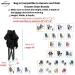 Premium 420D Polyester Replacement Bag for Outdoor Folding Camping Chair - Black Medium Size - Buy Online on GoSupps.com
