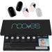  NOOVES NOOVES Intimate Evening Premium Semi-Cured Nail Gel Sheets + 1 Nail File & 1 Stick Vegan Orange - Buy Online on GoSupps.com