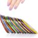 38 Rolls Nail Striping Tape Line Multicolor Rolls Striping Tape Line Nail Art Decoration Sticker Diy Nail Tip Mixed Colors - Buy Online on GoSupps.com