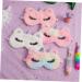Buy Mobestech Unicorn Eye Patch Sleep Masks - 12 Pcs Comfortable & Breathable Plush Sleeping Blindfolds - Perfect for Students & Costumes | International Shipping Available - Buy Online on GoSupps.com