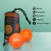 Resultsport Lacrosse & Hedgehog Ball Massage Set for Plantar Fasciitis Relief | Foot & Trigger Point Massage - Deep Fabric Myofascial Relief - Orange - Buy Online on GoSupps.com