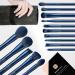 Makeup Brush Set EIGSHOW Professional Makeup Brushes Kit Foundation Powder Concealers Eye Shadows Makeup 15 Piece for Eye Face Liquid Cream Cosmetics Brushes Kit (BLUE)