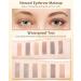 Buy Eyebrow Powder Kit - Longlasting Waterproof Palette | 3 Colors | Tinted Brow Filler & Sculpting Tool Set - Perfect Makeup Gift for Women - Buy Online on GoSupps.com