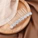 Zeayebsr Silver Rhinestone Hair Side Comb Flower Crystal Hair Clip Wedding Hair Comb Bridal Hair Comb French Women and Girls Hair Accessories - Buy Online on GoSupps.com