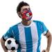50PC 3-Ply Disposable_Face_Mask with Football Patterns Design Breathable Comfortable for Women Men Adults Use - Buy Online on GoSupps.com