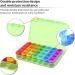 Pill Box 4 Times a Day Betife Weekly Organiser - Green | 7 Day Pill Dispenser with 4 Compartments for Medication, Vitamins & Supplements - Buy Online on GoSupps.com