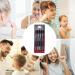 Shop Leryveo Soft Bamboo Coal Toothbrushes - 5 Pack with Soft Bristles | Eco-Friendly Dental Care in Various Colors for the Moon Family - Buy Online on GoSupps.com