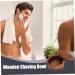 Premium Wooden Shaving Soap Bowl with Lid | 4.5 x 2.2 Inch | Easy Peel for Men | International Shipping - Buy Online on GoSupps.com